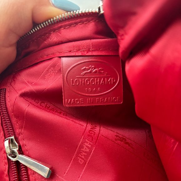 Red Longchamp laptop bag/briefcase - Picture 5 of 7